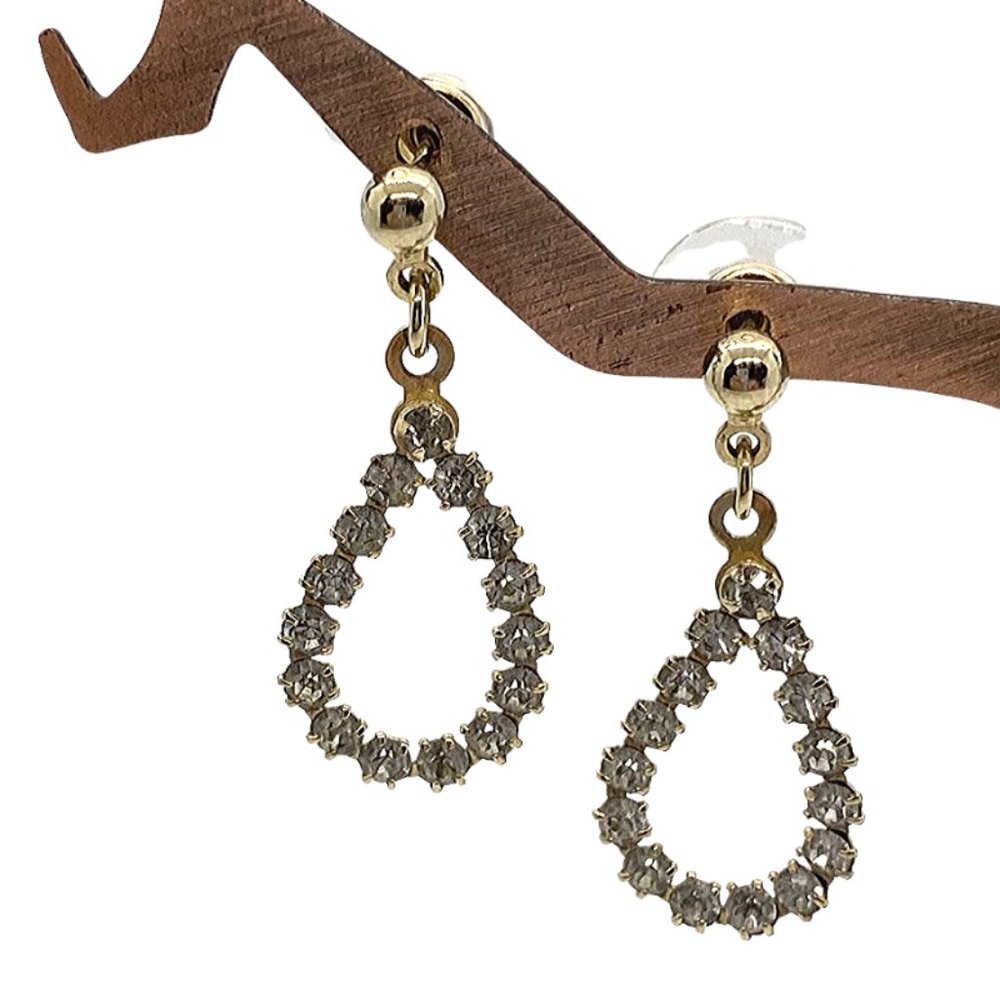 Sparkly Rhinestone Drop Earrings